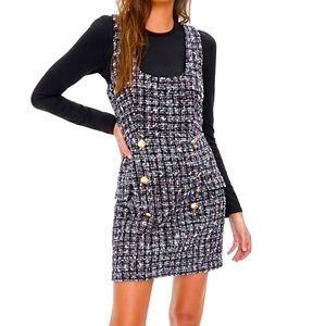 A tweed pinafore dress New With Tags
